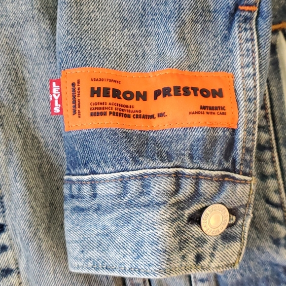 NWT Levi's x Heron Preston Jean Jacket *RARE* - Picture 4 of 9